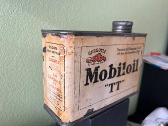 Plechovka od oleje Mobiloil - 7