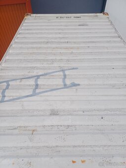 Lodní kontejner 20´ po první cestě, RAL 9010 - 7