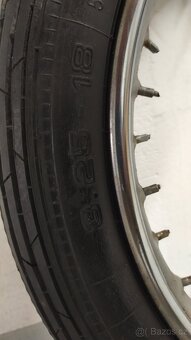 Jawa/ČZ prodám použité ráfky s pneu 18" - 7