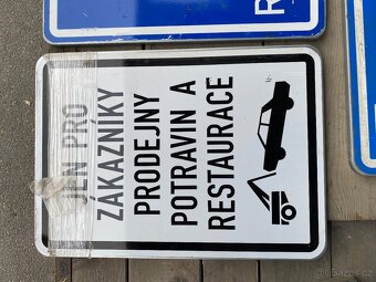 Dopravní značky, značení, parkování, dodatkové tabulky - 7