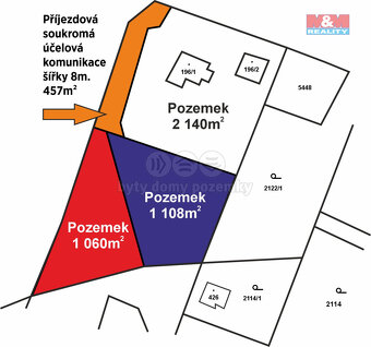 Prodej pozemku k bydlení, 1108 m², Bukovany - 7