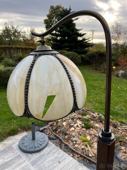 Starožitná lampa se stolkem - AKCE doprava - 7
