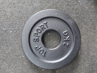 Olympijské kotouče s úchopy TOPSPORT - 7