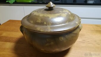 PILLIVUYT FRANCE - VELKÝ PORCELÁNOVÝ HRNEC FLAMMES - 7