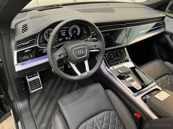 Audi Q8 50TDi,210kW,Quattro,SlineLaserTažnéVzduchWebastoNOVÁ - 7