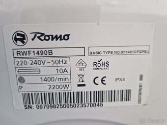 Pračka Romo na 9kg A+++ - 7