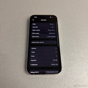 Jako nový iPhone 14 Pro 128GB bílý, rok záruka - 7
