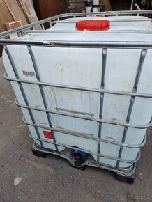 Ibc kontejner, barel, bečka, sud, nádrž 1000 litrů - 7