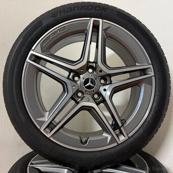 MERCEDES CLA AMG 5x112 R18 ET49+LETNÍ 225/45R18 7mm GREY - 7