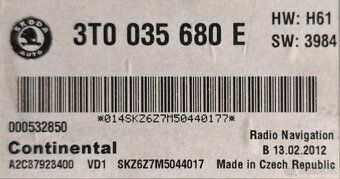 Columbus RNS510 3T0035680E LED aktualizované - 7