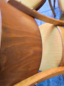 Nádherné starožitné židle TON - 7