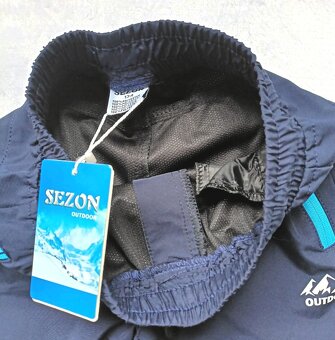 Nové Jarní SOFTSHELLOVÉ KALHOTY-SEZON- 10-11 let, 146 cm - 7