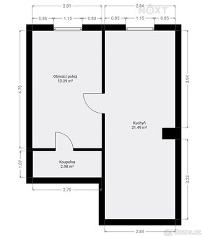 Prodej byt 1+1, 40㎡ - 7
