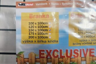 Svařované pletivo STRONG 150 cm + branka + sloupky - 7