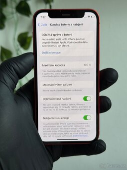 iPhone 12 mini 64GB červený - 100% baterie - 7