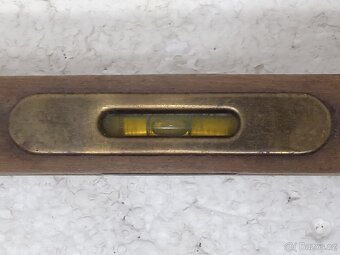 30cm - Retro dřevěná vodováha / vodní váha - 7
