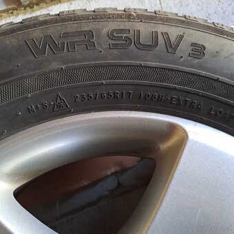 4x Alu na zimní pneu 235/65/R17 108H XL - Touareg - 7