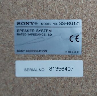 HiFi věž SONY MHC-RG100 - 7