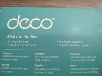 Mesh WiFi systém TP-Link Deco E4 (2-pack) - 7