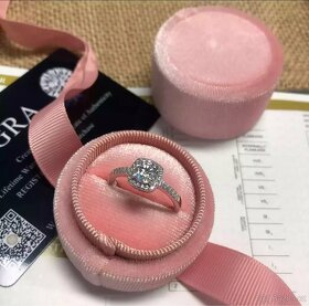 diamantový prsten náušnice náhrdelník šperky moissanite - 7