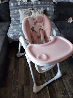 Jídelní židle Kinderkraft růžová - 7