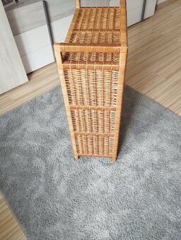 proutěný set skříň, židle, koš na prádlo - 7