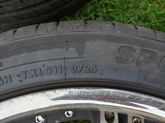 Prodám alu kola 5x112 R18 nové pneu - 7