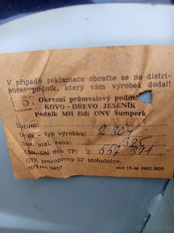Retro kovová židle Šumperk - 7