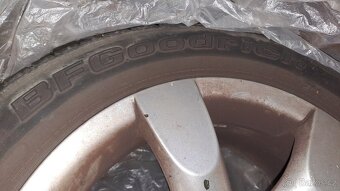 Peogeot hlinikove disky s pneumatiky na dojeti - 7