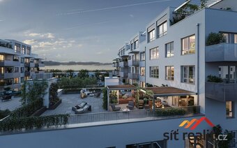 Novostavba bytu 2+kk/B, celkem 44,5 m2, balkon, 2.NP, Praha - 7