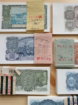 Bankovky 1953, 1961 unc stav postupky.. - 7