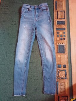11x džíny vel.34/XS a 36/S Bershka,H&M,Zara,Sinsay,Pull&Bear - 7