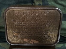 WWII Emergency Ration, plechová krabička na nouzovou dávku - 7