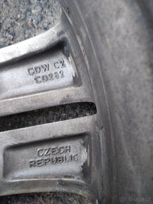 BMW 225/50 R17 originál AL disky + pneu Runflat - 7