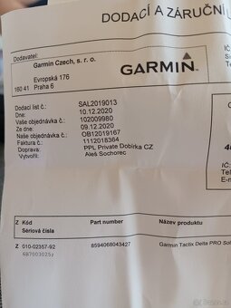 Garmin Tactix Delta Solar Sapphire - 7