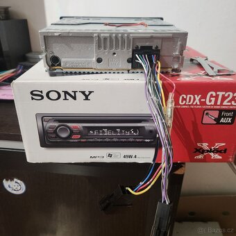 SONY CDX-GT23 CD MP3 AUX AUTORADIO - 7