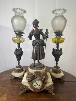 Starožitné figurální hodiny (135055) - 7