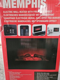 Elektrický nástěnný krb - 7