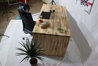 Kancelářský stůl + kontejner - ČERNÁ - 7