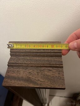 garnýž - dřevěná, 2 kolejnice s žabkami - 7