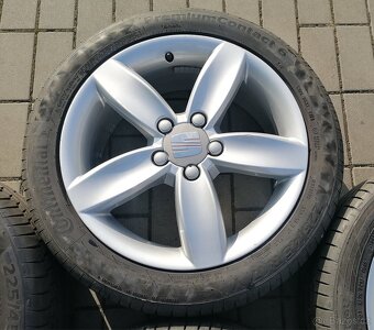 5x112 - 17" alu + letní 225/45 Continental 7,5mm - 7