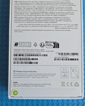 iPhone 16 Pro 128GB černý NOVÝ NEROZBALENÝ - 7