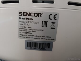 Domácí pekárna - SENCOR SBR 0770WH - 7