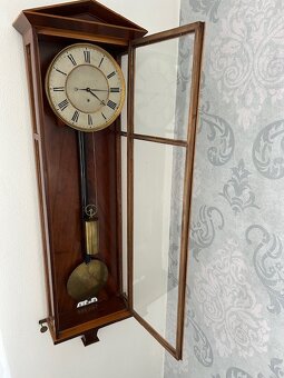 Nástěnné hodiny biedermeier, empír - dachle. - 7