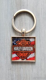 Harley Davidson - přívěšky a spony - nové - 7