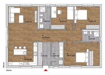 Novostavba 4+kk v Novém Malíně – pozemek 1100 m² - 7