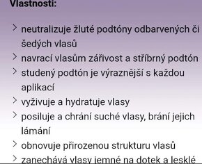 Stříbrné  MASKY NA VLASY. VÝHODNÉ BALENÍ: 1000 ml  - 7