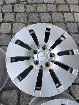 Prodám zánovní alu 16 mercedes Benz třídy C 5x112 ET 38 - 7