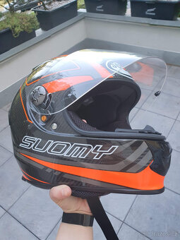 Přilba / Helma Suomy SR-Sport Carbon Matt Red vel. L - 7