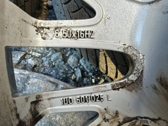 ALU sada 5x100 R16 Škoda Laurin & Klement + rezerva - 7